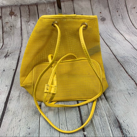 Kenzo Perfumes Mini Mesh Canary Yellow Backpack main image 6
